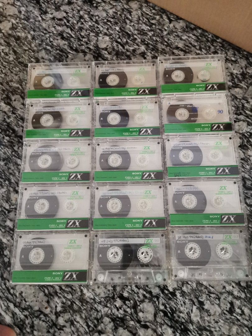 【THE EASTERN OFFENSIVE】VA Cassette Tape Last 15 pcs Sony ZX 90 Type I Dubbed Cassettes, Hobbies & Toys