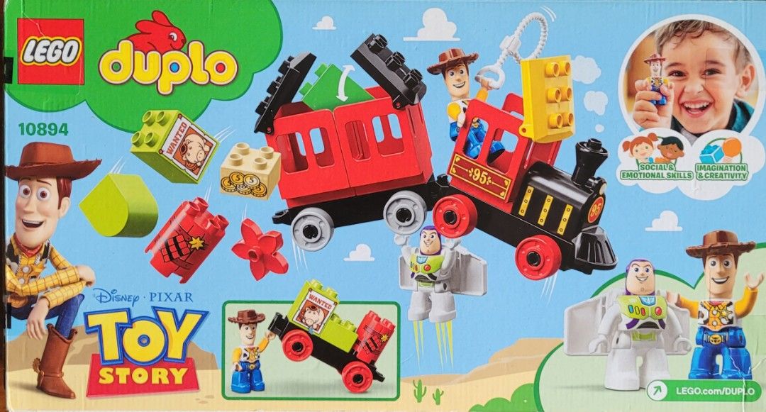 Lego Duplo Pixar Toy Story Train 10894 Building Bricks (21 Piece)