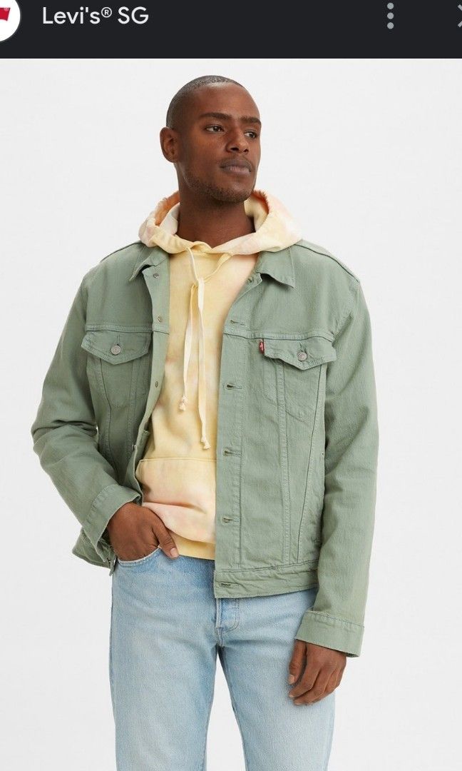 Green levi's 2025 trucker jacket