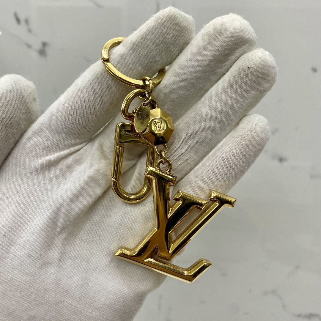 Louis Vuitton キーホルダー M65216 ゴールド NWT LOUIS VUITTON LV Key Holder M65216 Facettes Gold Bag
