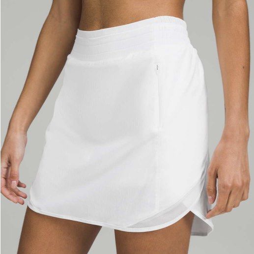 New Lululemon Hotty Hot Skirt HR 4 Liner Shorts Sonic Pink Size 4