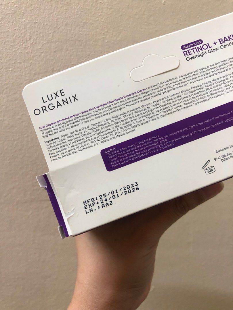 Luxe Organix Retinol   Bakuchiol Bundle Beauty Personal Care Face
