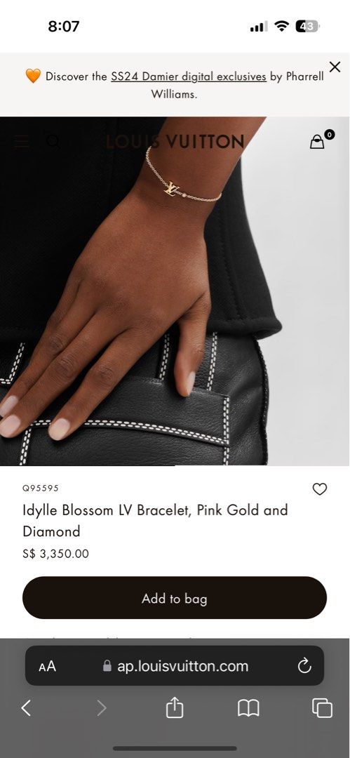 Vuitton bracelet hotsell