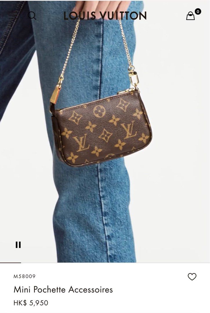 Lv mini pochette hk cheap