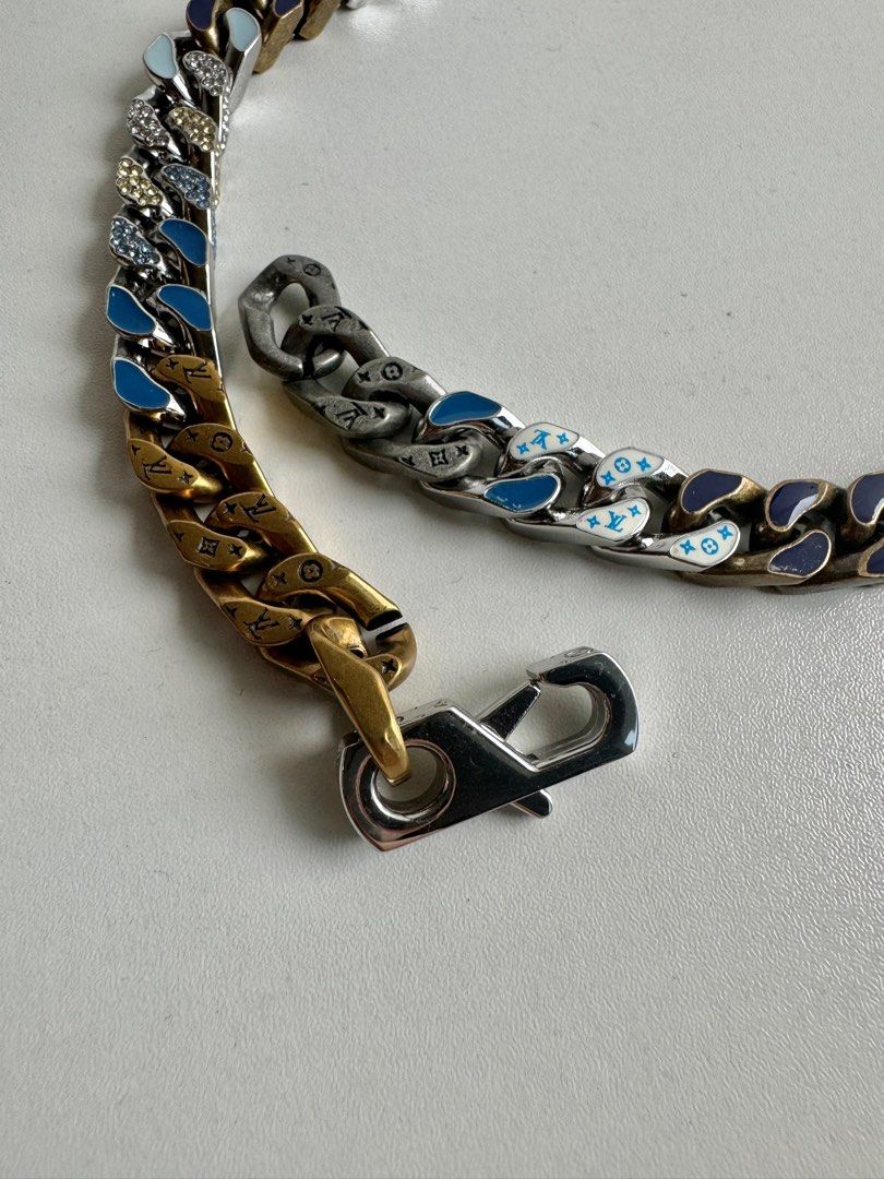 Louis vuitton patches necklace new arrivals