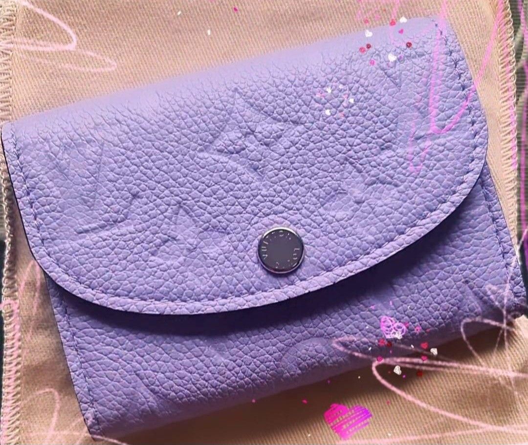 LV Rosalie Coin Purse Purple