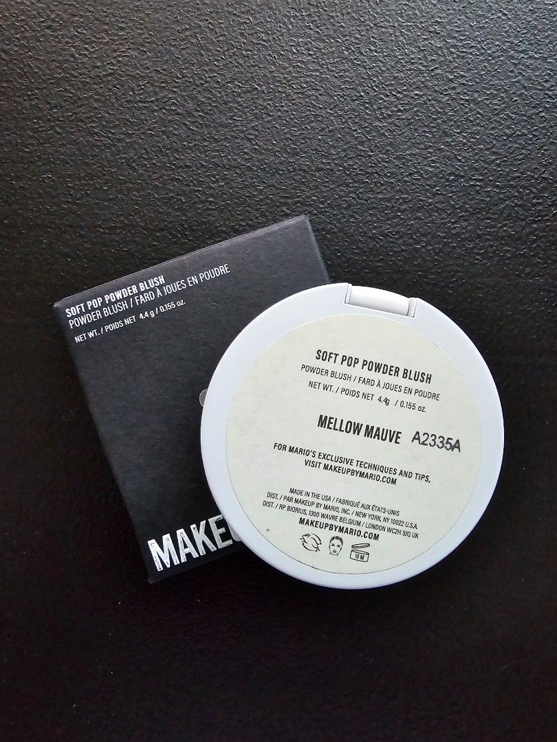 Makeup By Mario Soft Pop Powder Blush in Mellow Mauve, Beauty