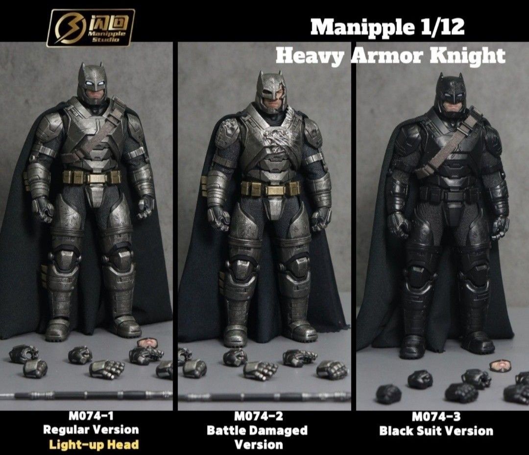 Manipple Studio 1/12 Heavy Armror Batman MS-M074-1, Toys