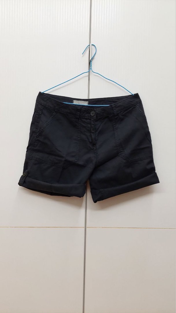 Marks and spencer black shorts outlet