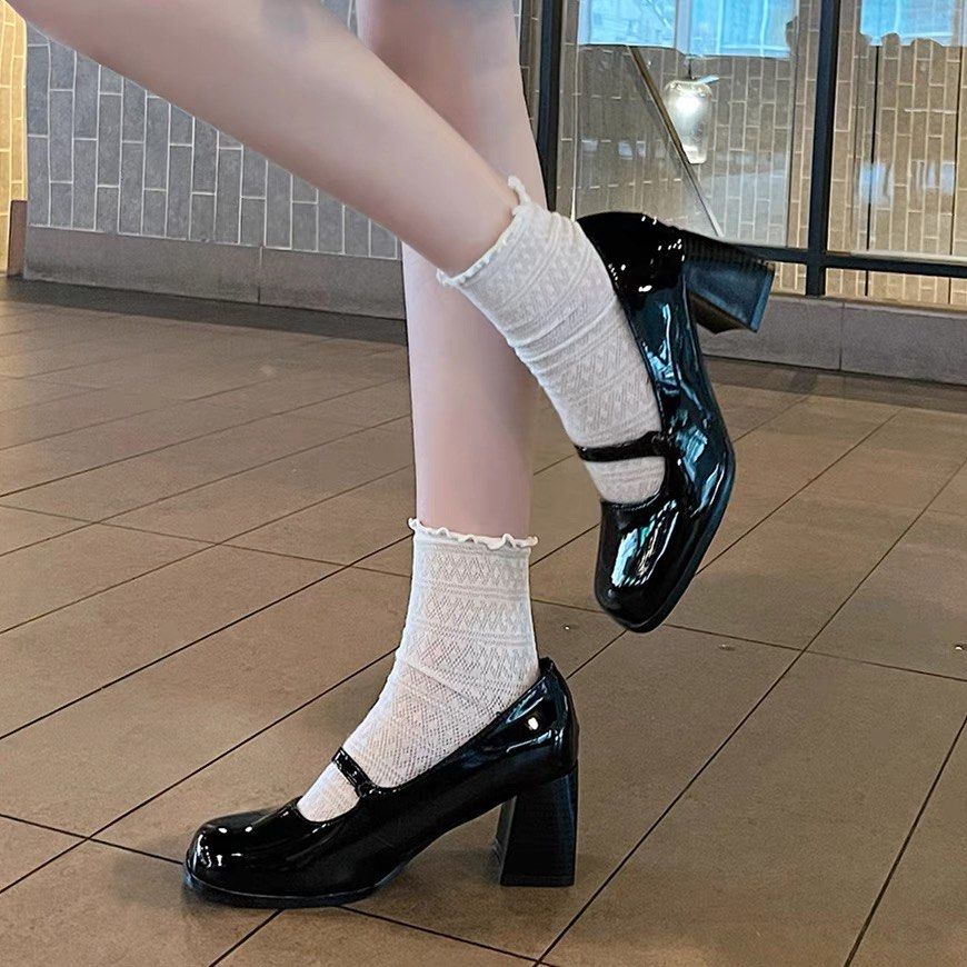 Mary jane black shoes clearance