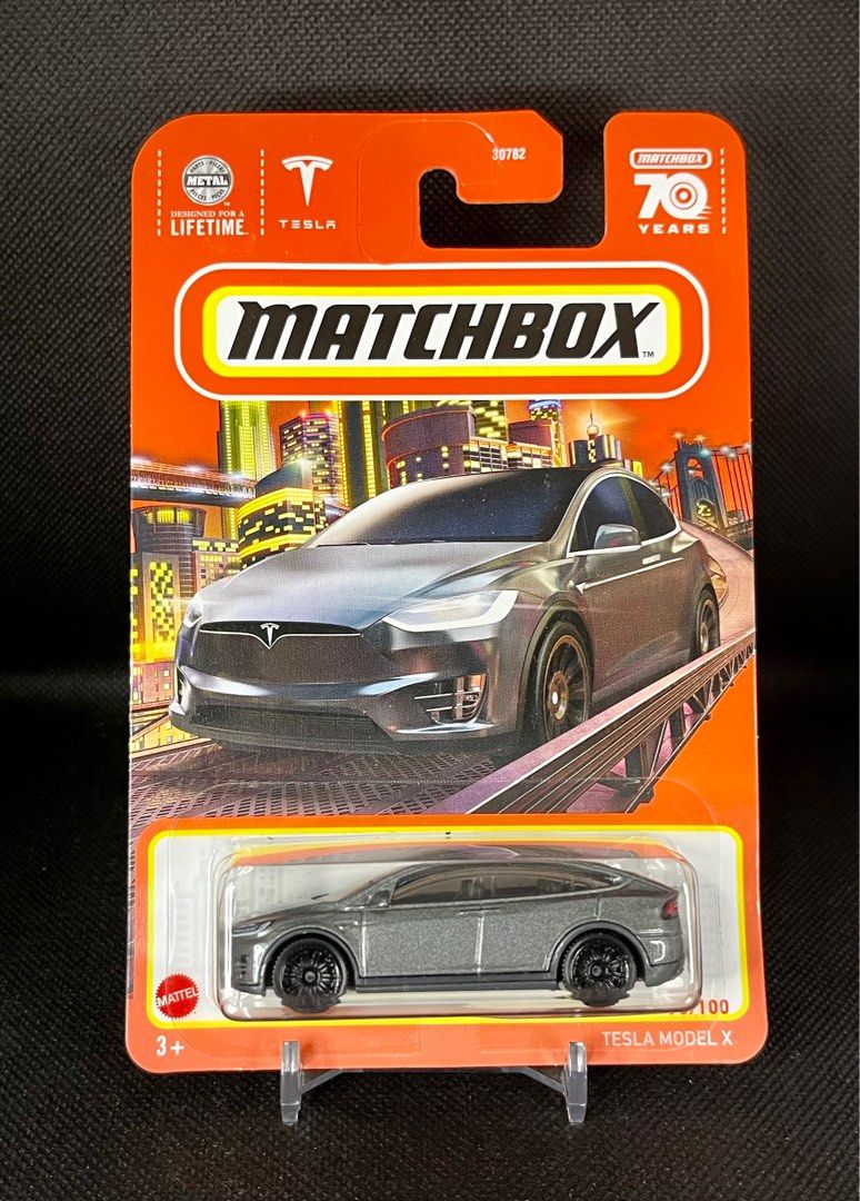 Matchbox “TESLA MODEL X” Diecast Model Car (Category: Vehicle & Diecast Models) located in Quezon City. Submitted by nej2368 (Listing ID 1278937738, Image 1). Description: For sale: Matchbox “TESLA MODEL X” Diecast Model Car 1:64 scale Diecast with plastic parts. 💯% Authentic. Brand new. MOC. In great excellent condition. Actual photo posted. What you see is what you get. Mode of payment: - BPI or BDO (Bank deposit/transfer) - COD via Grab/Lalam
