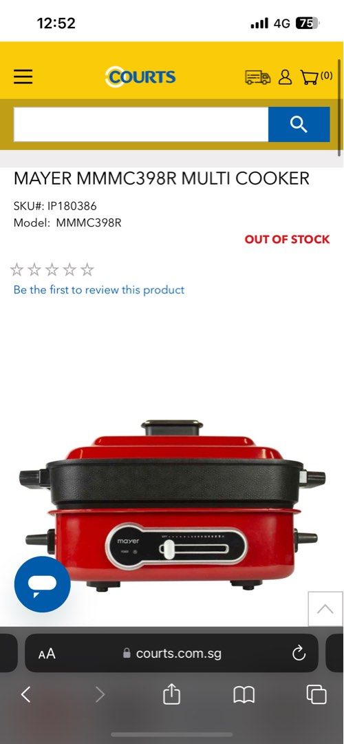 Mayer multi hotsell cooker mmmc828 review