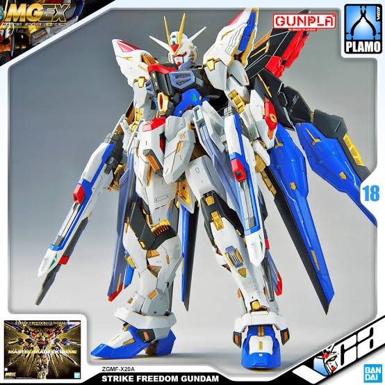 MGEX Strike Freedom Gundam (Category: Gundam Model Kits) located in Singapore. Submitted by hypebeast86 (Listing ID 1279043928, Image 3). Description: back in stock Brand New rare MGEX strike freedom. Newest scale in details and posing 4x in stock get it while stock last.