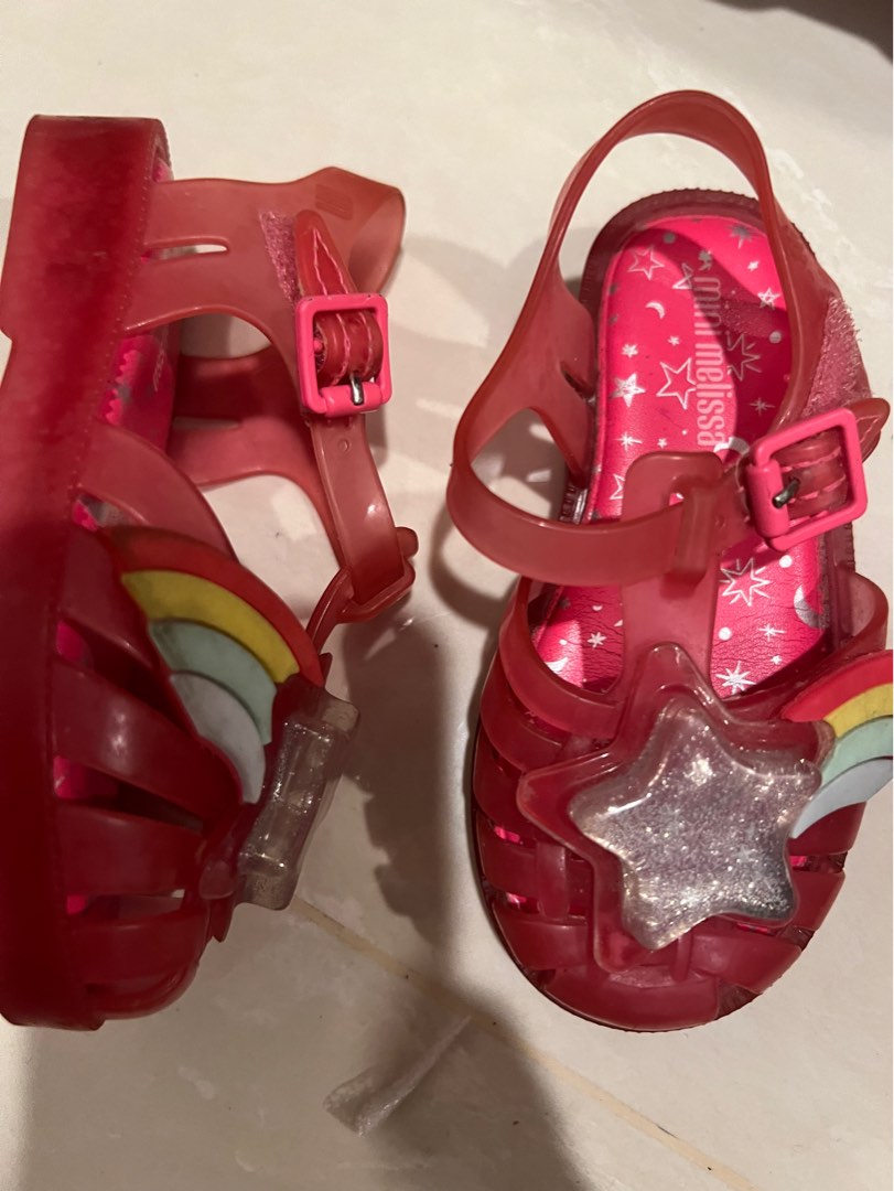 Mini melissa rainbow shoes outlet