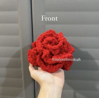 Crochet Mini Rose Plushie
