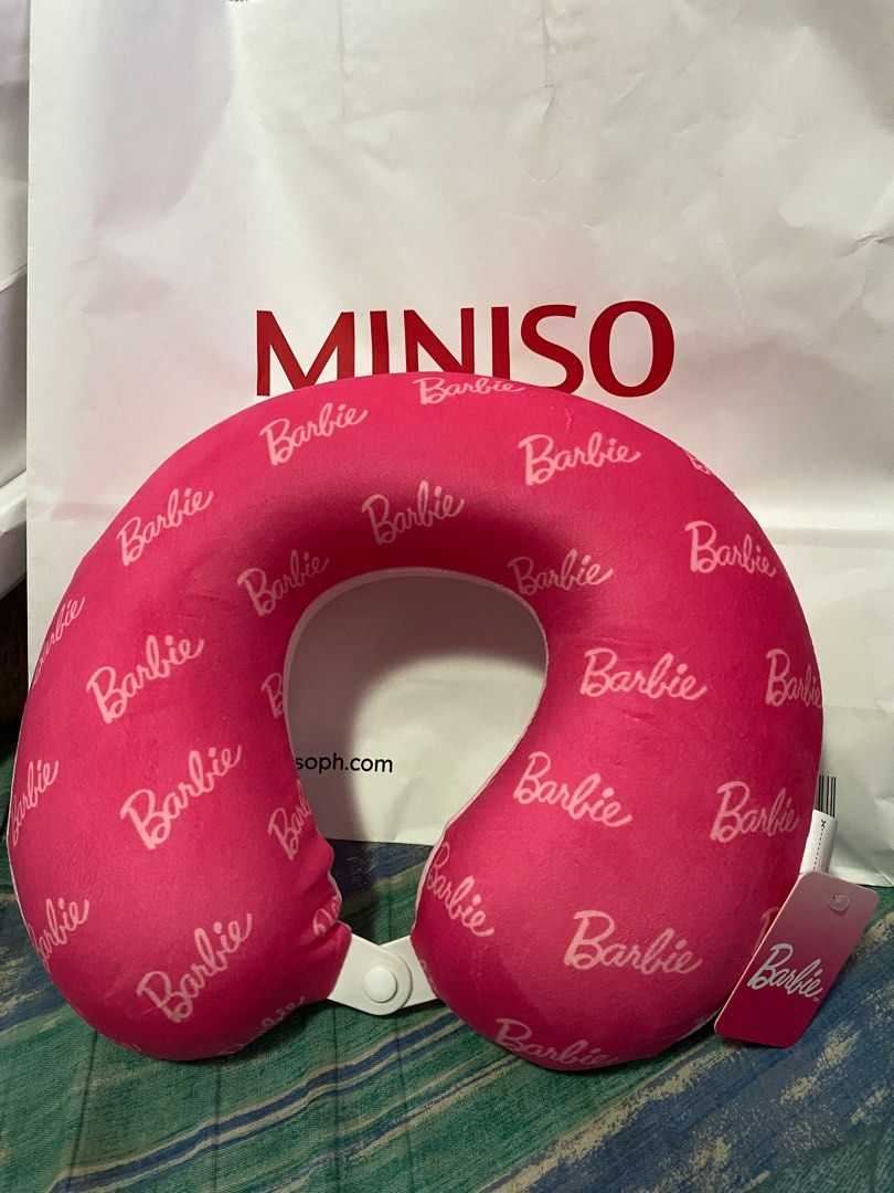 Miniso x Barbie Neck Pillow (Category: Home Improvement Tools & Accessories) located in Marikina City. Submitted by gam3.bo1 (Listing ID 1279041595, Image 1). Description: .