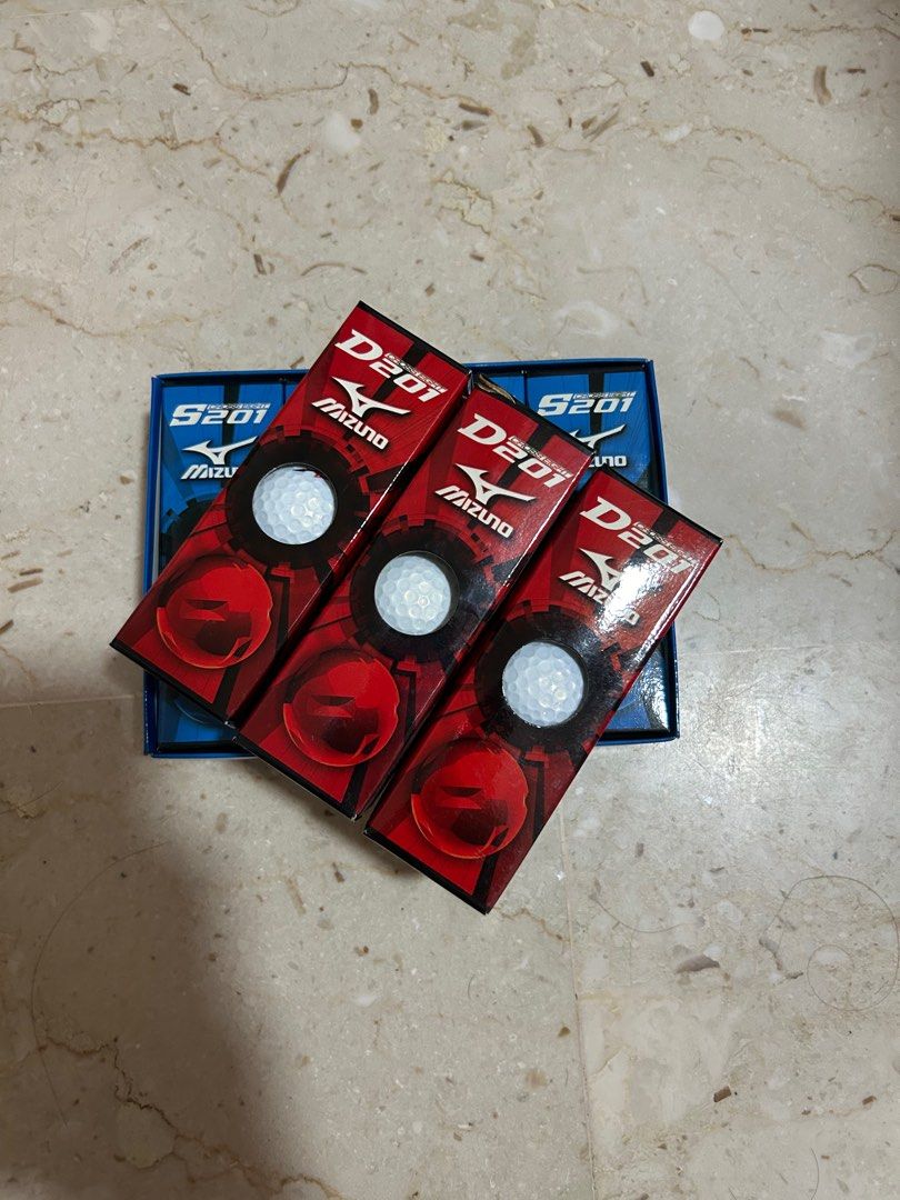MIZUNO GOLF BALLS S201 D201 Sports Equipment Sports Games