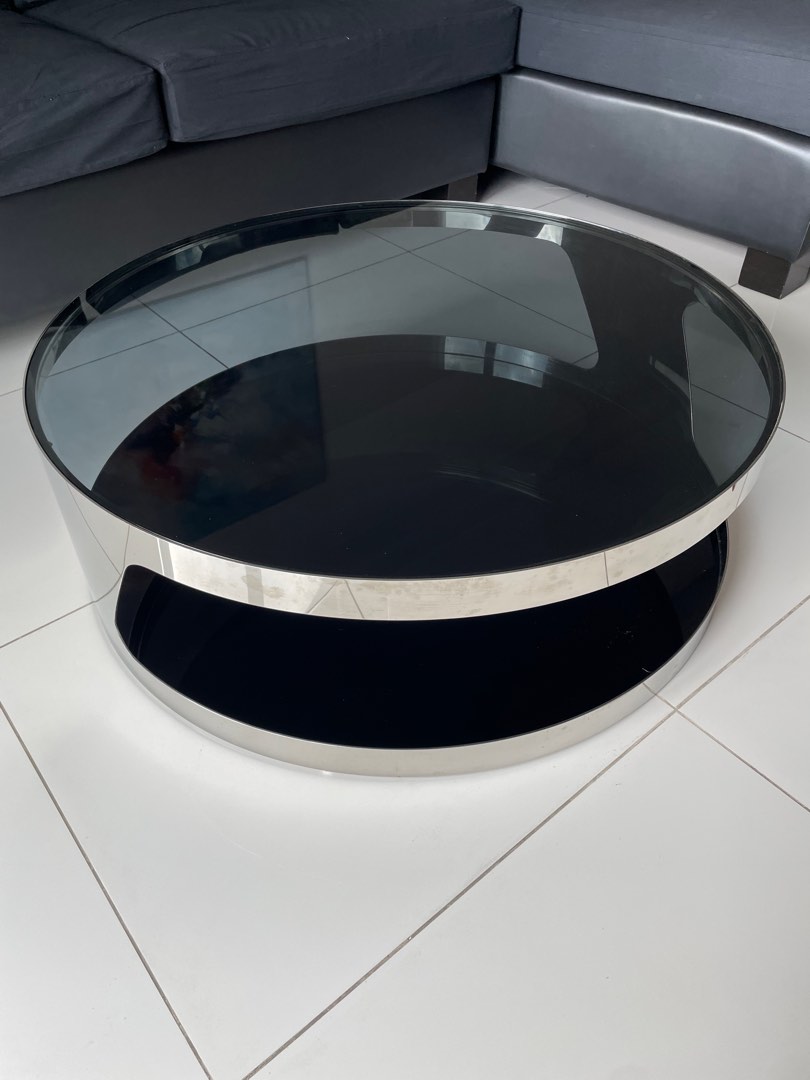MODERN ROUND COFFEE TABLE, Furniture & Home Living, Furniture, Tables