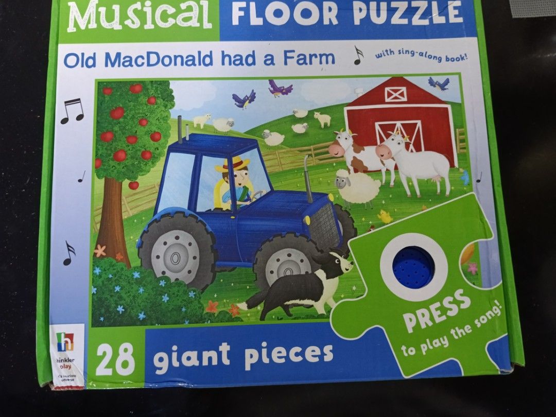 Musical floor puzzle, Hobbies & Toys, Toys & Games on Carousell