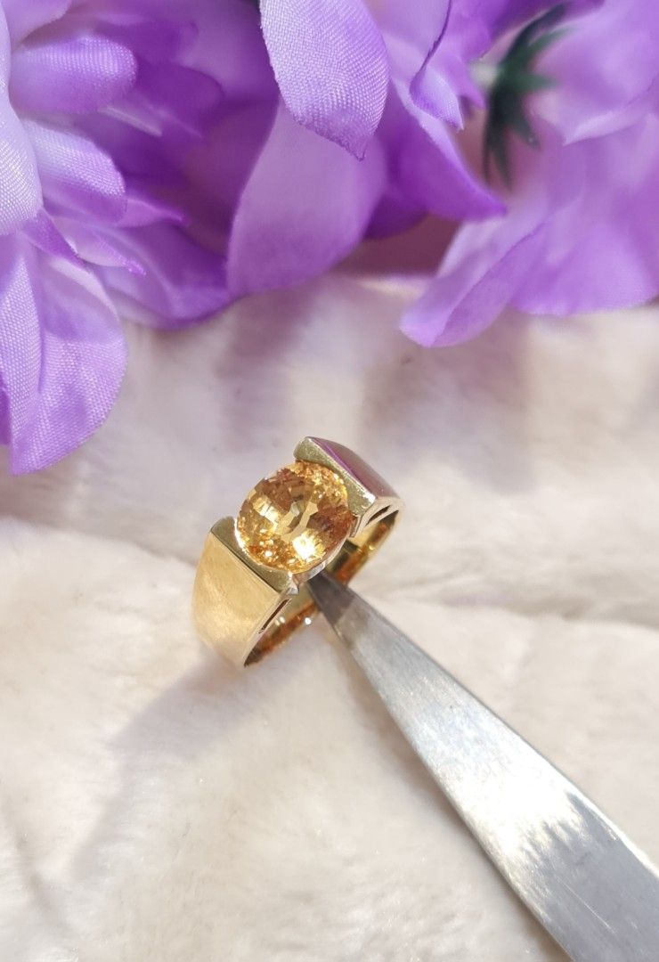 Real citrine outlet rings