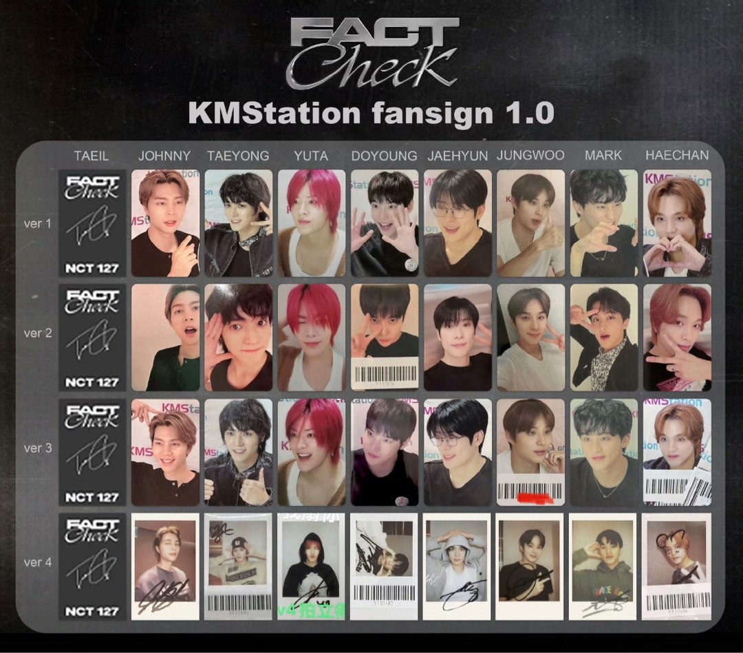 nct ジェヒョン kms 3.0 サイン会 fact check 4枚 中華 nct ジェヒョン kms 3.0 サイン会 fact check 4枚 中華 NCT 127
