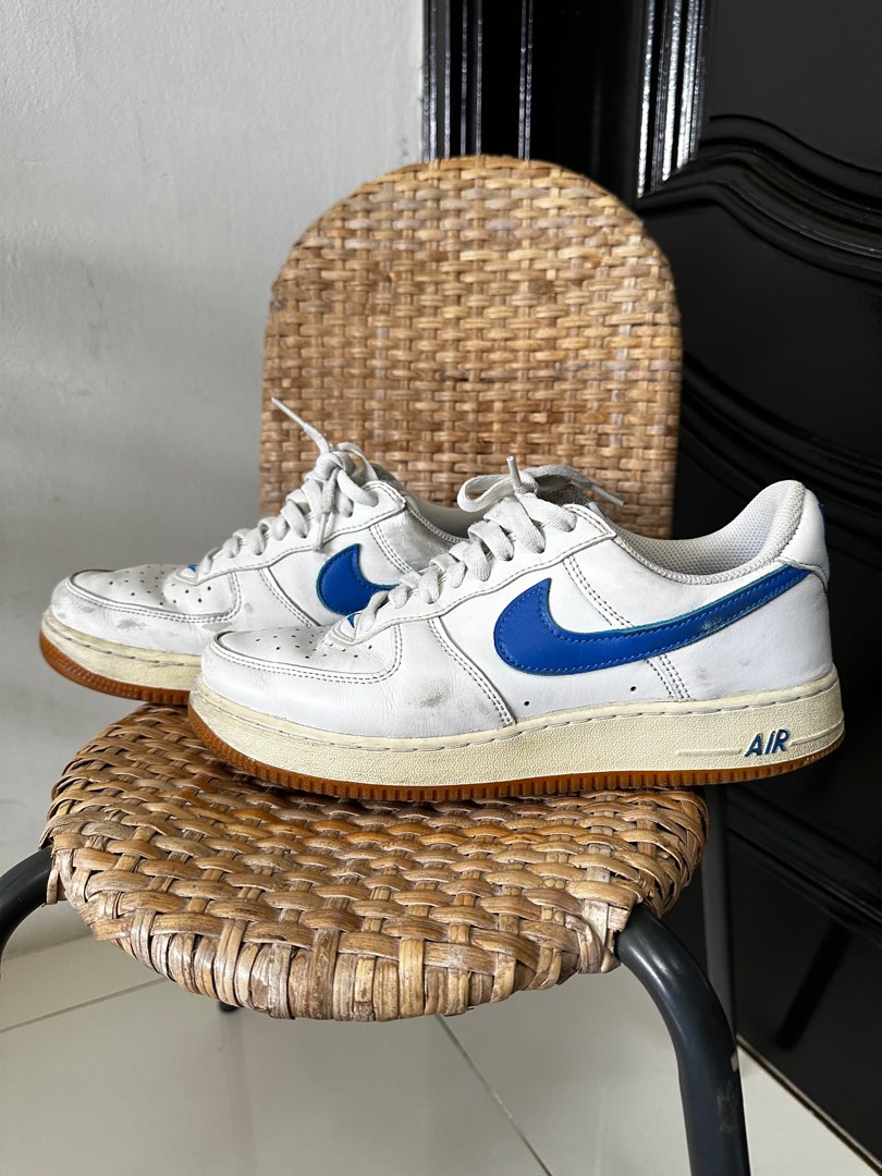 Nike air shop force royal blue