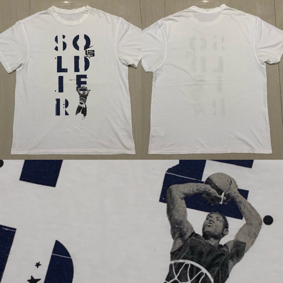 Lebron soldier t sales shirt