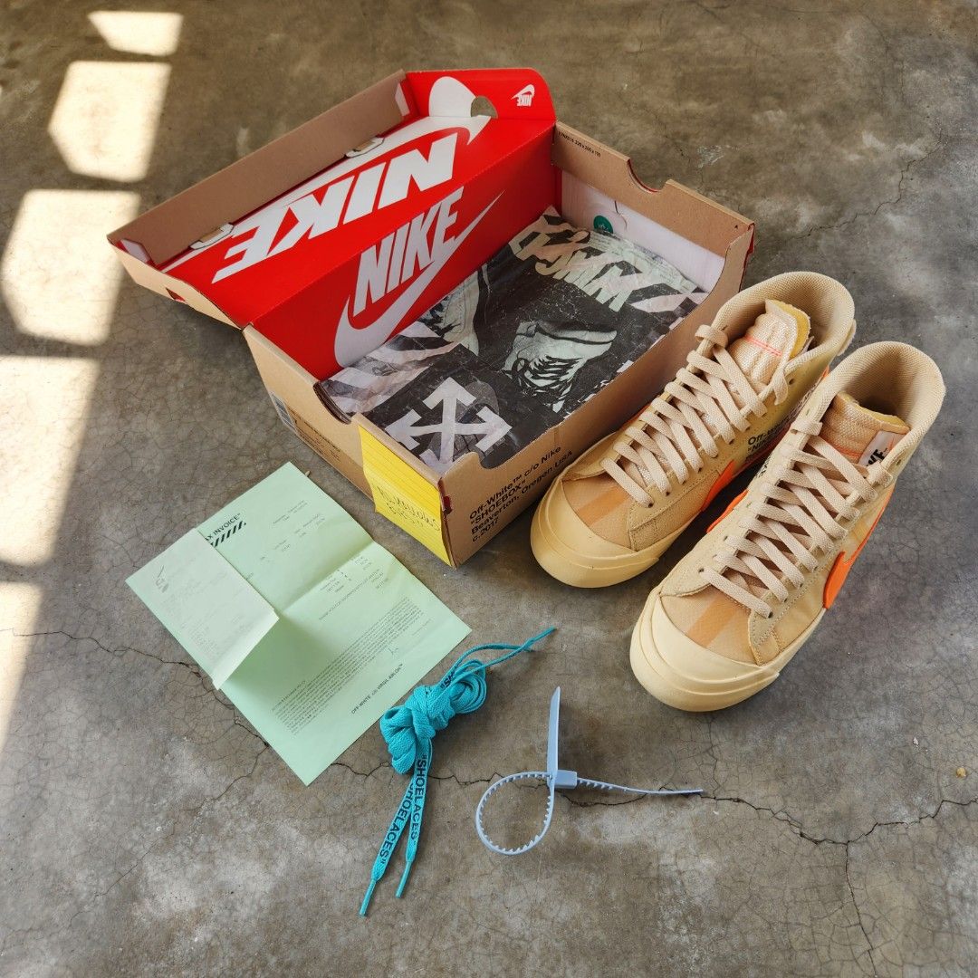 Nike off white blazer box cheap