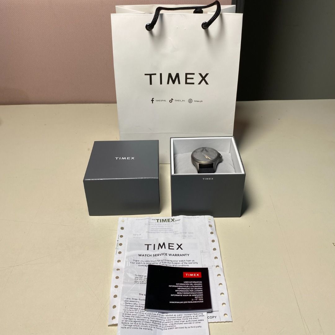 TIMEX North Field Post 41 Date Solar Powered 41mm Fabric Band, Men's ...
