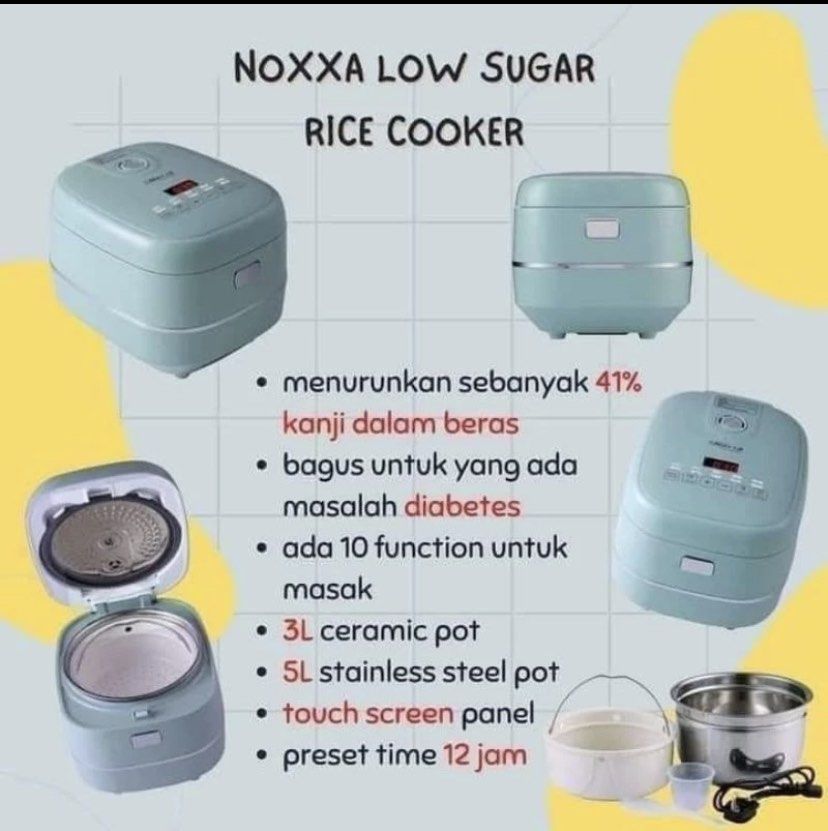 NOXXA LOW SUGAR RICE COOKER ORIGINAL AMWAY, TV & Home Appliances
