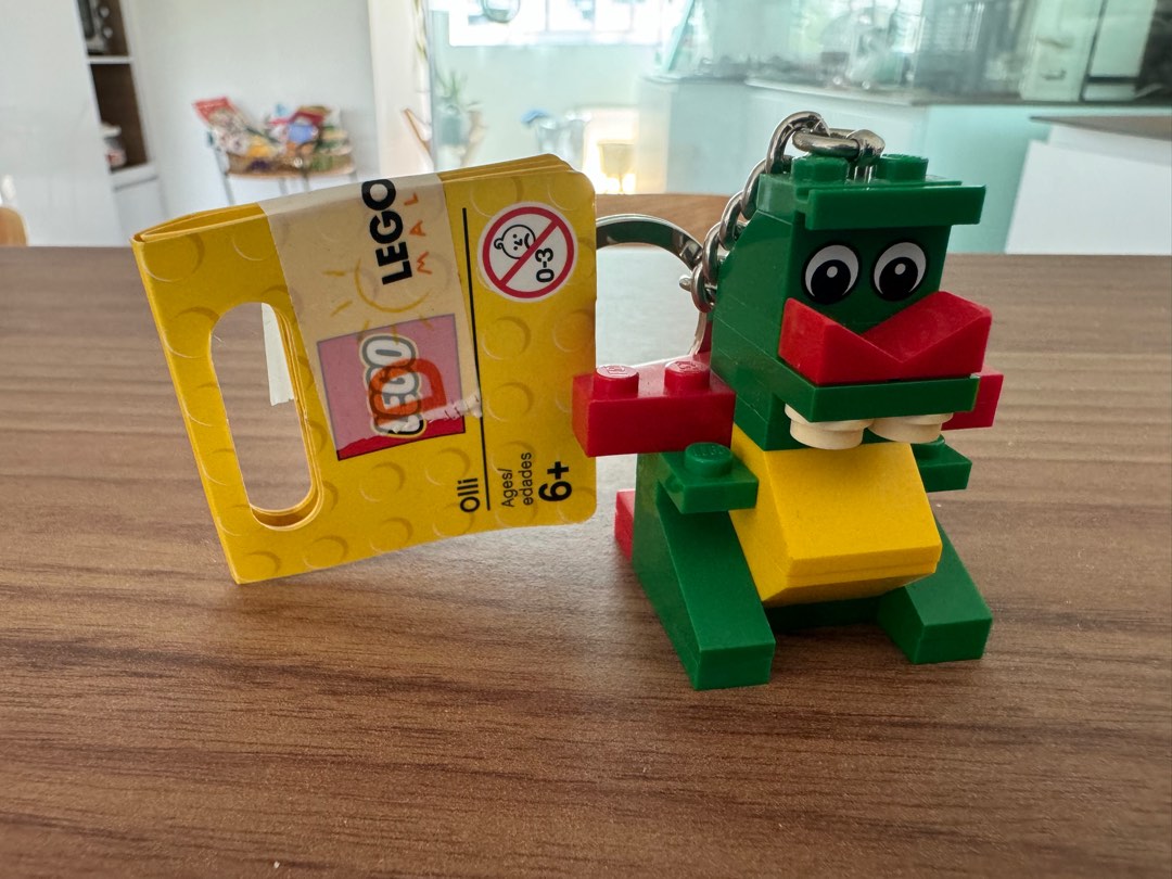 Olli Dinosaur Lego Keychain Hobbies Toys Toys Games on Carousell