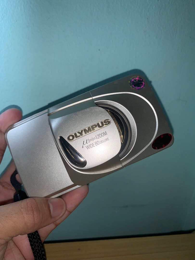 Olympus Mju Zoom Wide 80 Deluxe, Photography, Cameras on Carousell