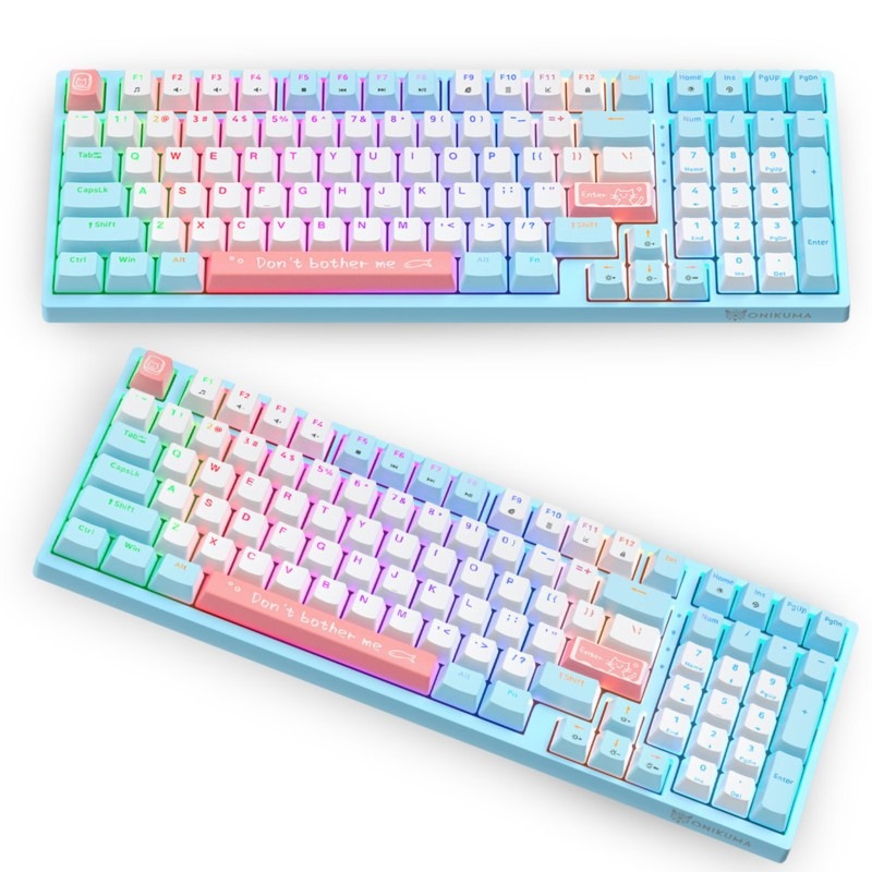 Onikuma G38 Mechanical Gaming Keyboard 電競機械遊戲鍵盤 青軸 / 茶軸, 電腦＆科技, 電腦周邊及配件 ...