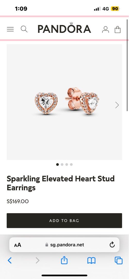 Share 156+ pandora love heart earrings latest