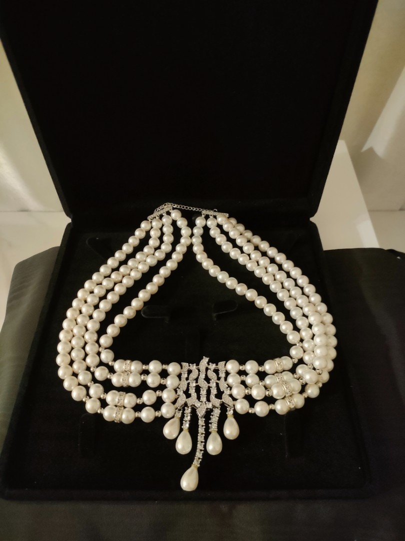 Multiway to Styling Pearl Long Necklace Elegant Fashion Long Style