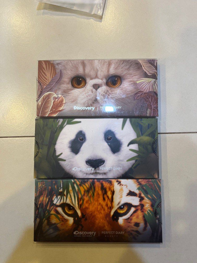 Perfect Diary x Discovery Explorer Eyeshadow Palette x3, Beauty