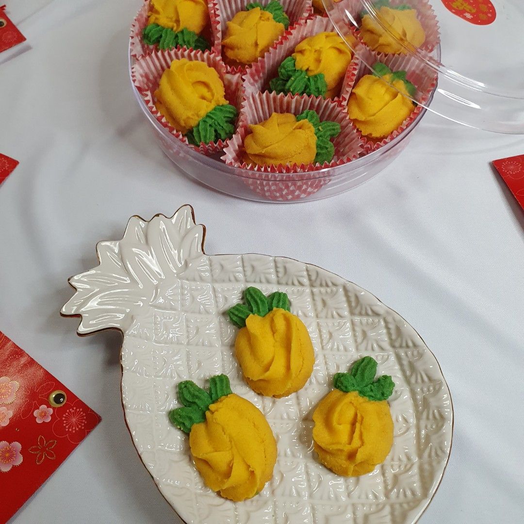 Pineapple butter cookies, Food & Drinks, Homemade Bakes on Carousell