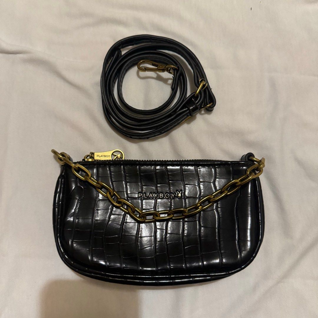 Playboy Bunny Mini Sling Bag Women s Fashion Bags Wallets Purses Pouches on Carousell