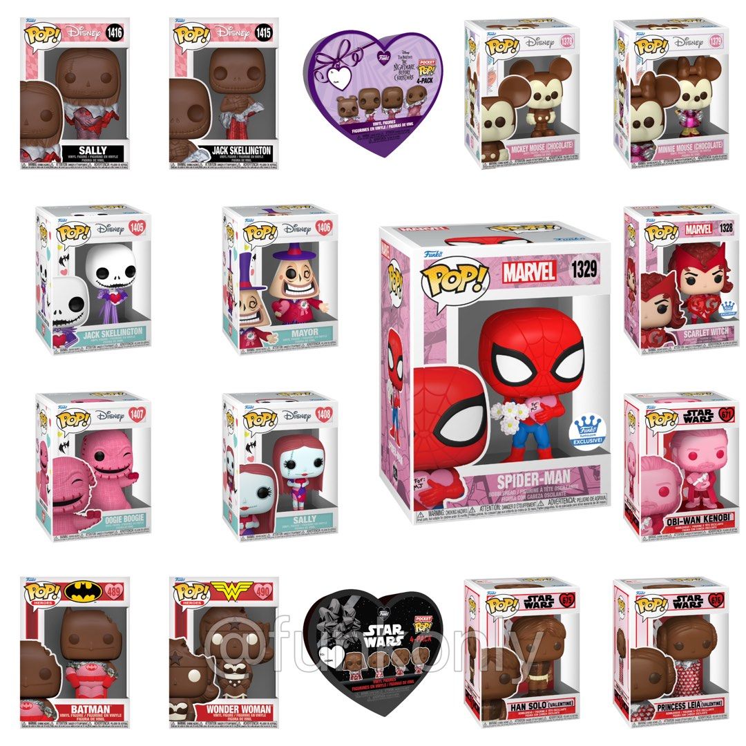 I got the New Valentines Spider-Man and Scarlet Witch Funko Pop
