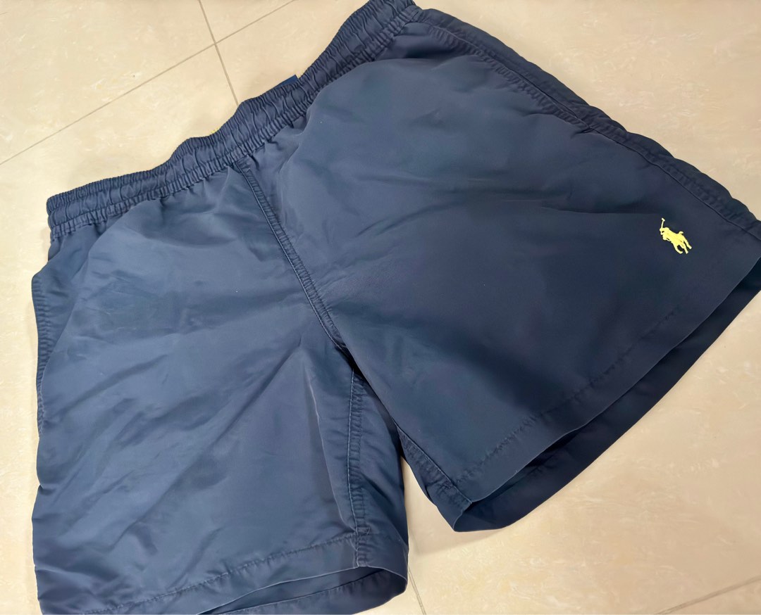 Polo Ralph Lauren Navy Blue Swim Shorts trunks RL lining