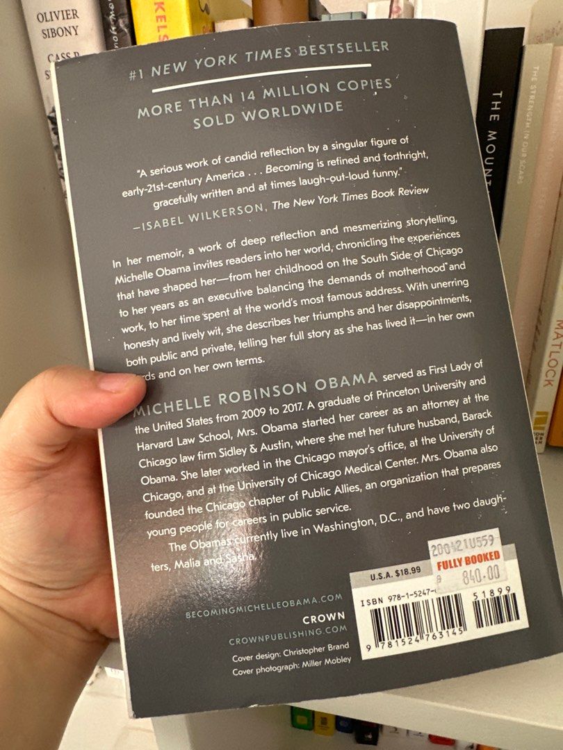 RUSH! Preloved Becoming by Michelle Obama (Category: Storybooks) located in Davao. Submitted by anglory (Listing ID 1278959806, Image 3). Description: RUSH RUSH RUSH! We're closer to our flight date, need to dispose ASAP! Like new condition Rfs: migrating.