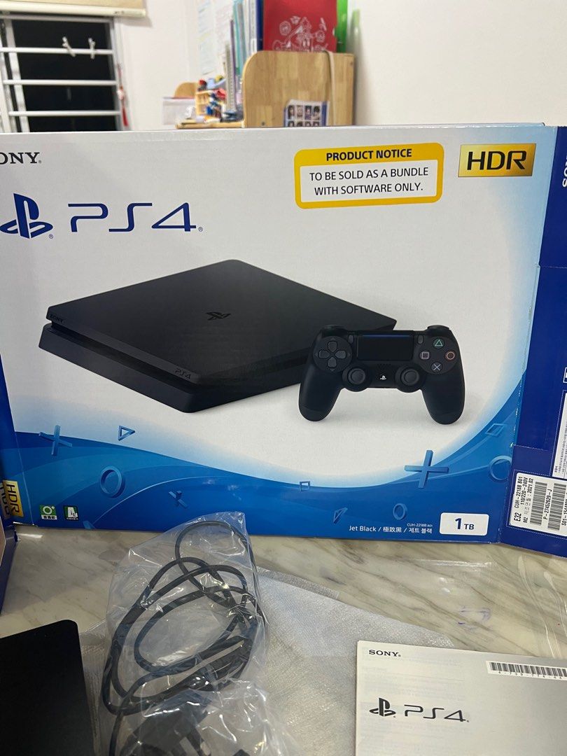 PS4 Jet Black 1TB Price Negotiatiable Video Gaming Video