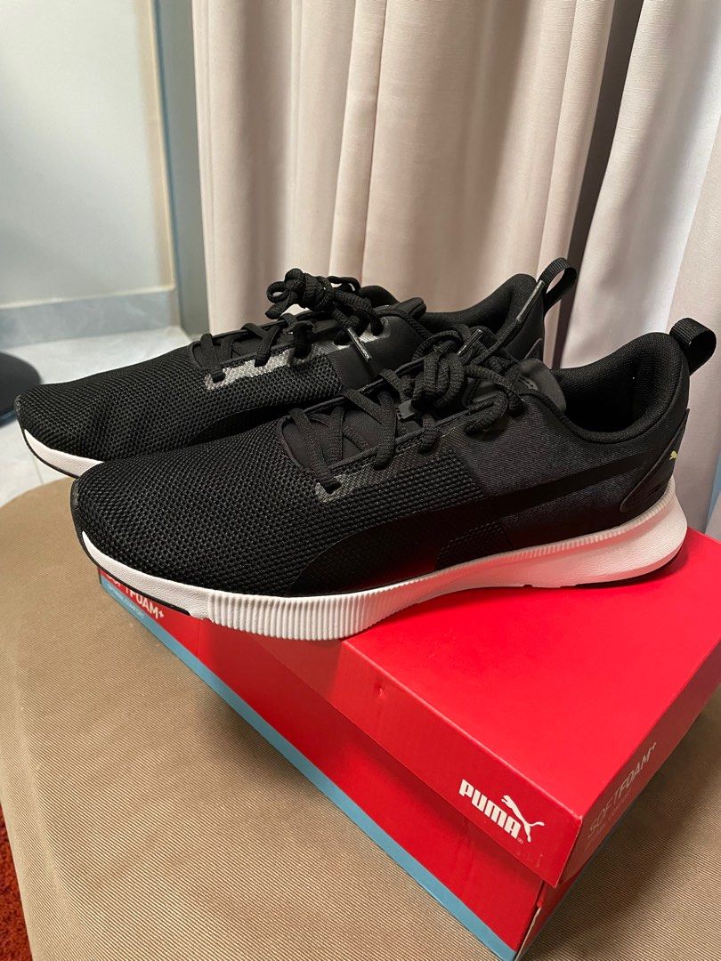 Puma soft foam best sale black mens