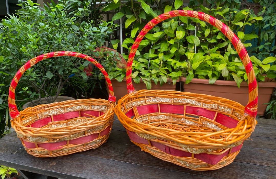 Rattan / Cane Baskets, Food & Drinks, Gift Baskets & Hampers on Carousell