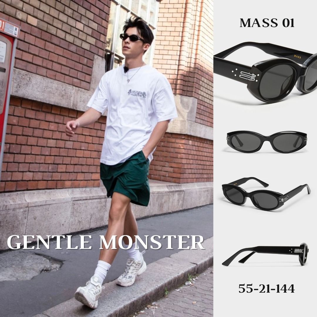 Ready Stock)MASS 01 Oval Shape | Gentle Monster Suglasses | 55-21