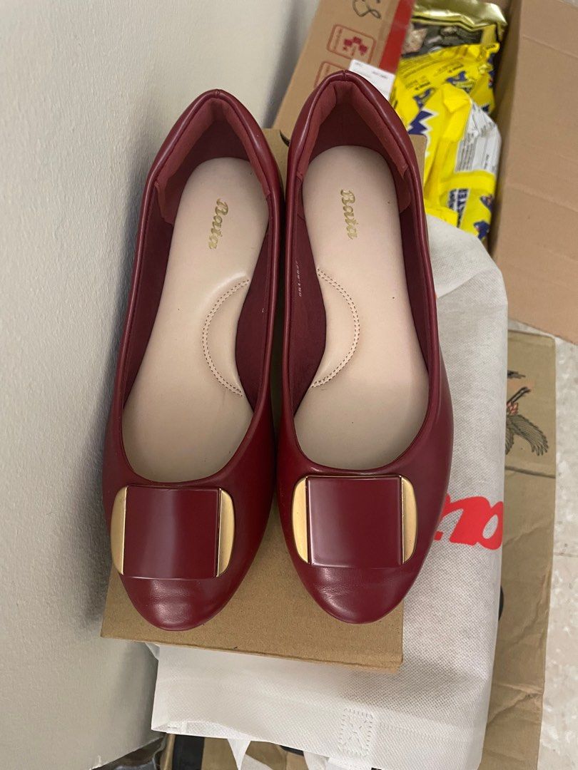 red flats Women s Fashion Footwear Flats on Carousell