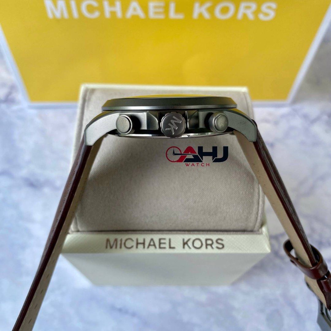 RESTOCK ORIGINAL MICHAEL KORS GAGE CHRONOGRAPH BLACK DIAL
