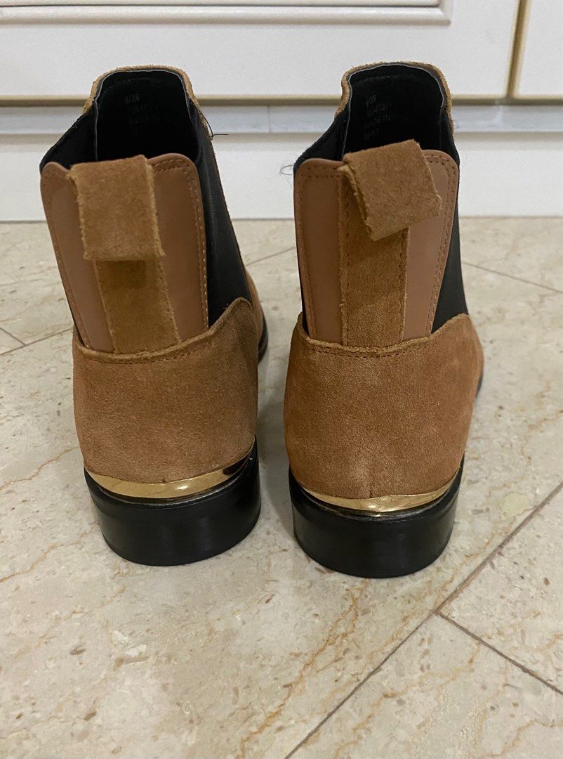 River Island Brown Tan Suede Chelsea Boots Women s Fashion Footwear Boots on Carousell