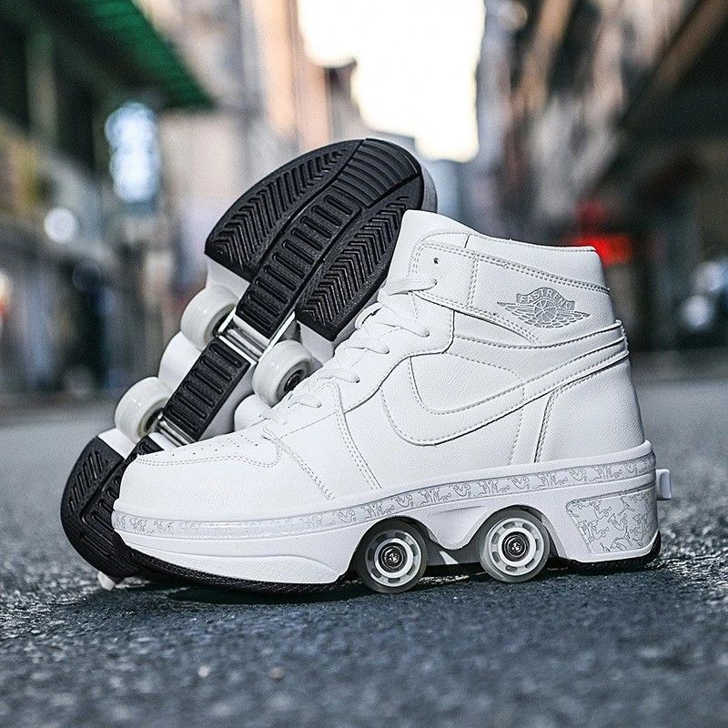 Roller shoes with built cheap in wheels