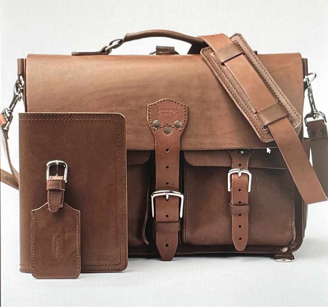 Saddleback Limited Edition Large Front Pocket Briefcase Cocoa